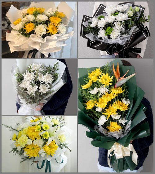 天津南开区王顶堤街道白事花束代送